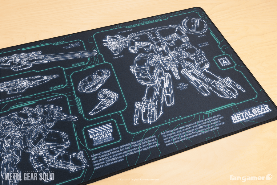 Mechanized Desk Mat - METAL GEAR SOLID