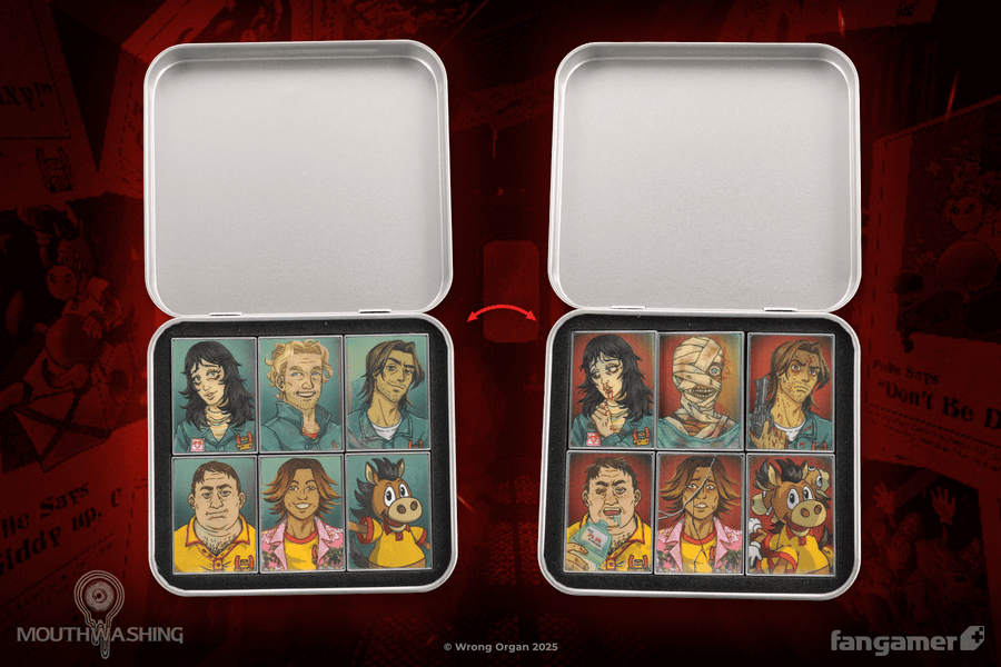 After The Crash Lenticular Magnet Set - MOUTHWASHING