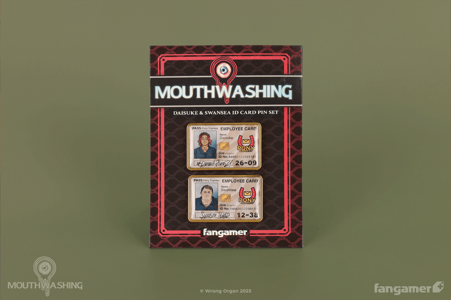 Daisuke and Swansea ID Card Pin Set - MOUTHWASHING