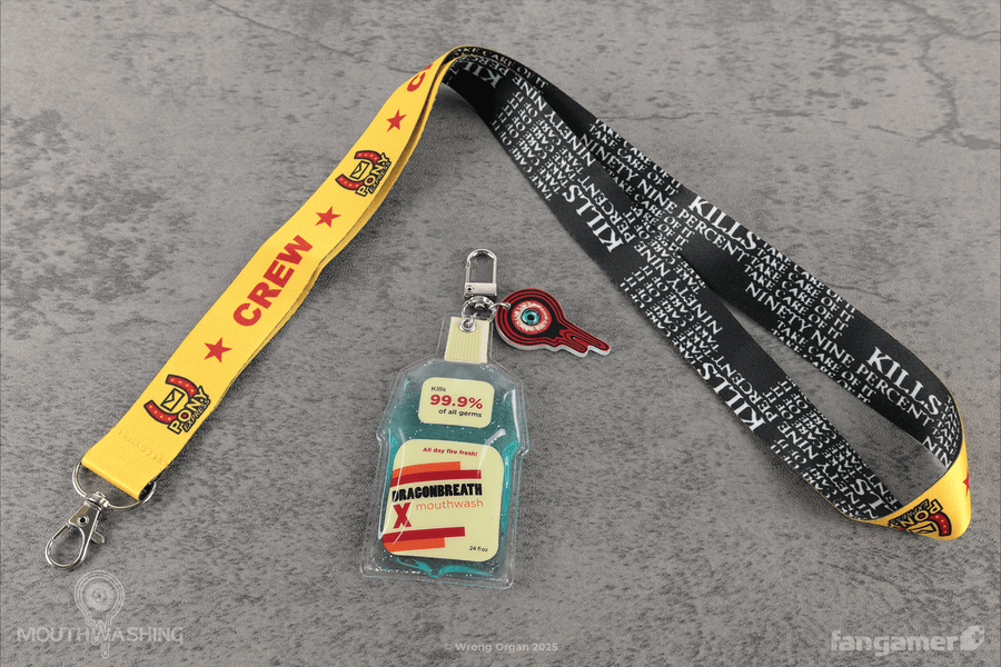 Dragonbreath Keychain & Crew Lanyard - MOUTHWASHING