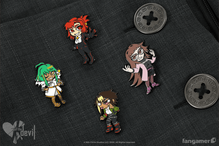 of the Devil Character Pin Set - of the Devil