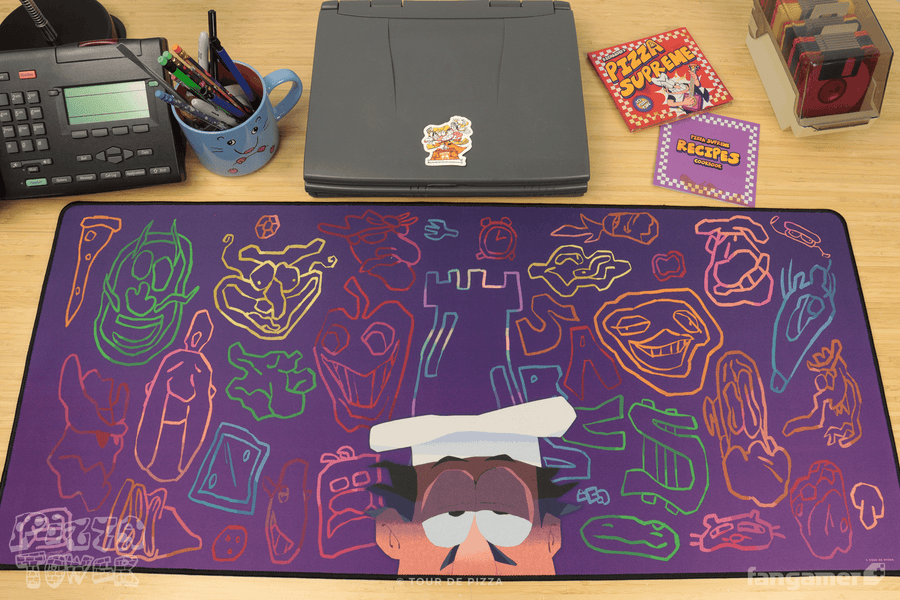 Very Cheflike Desk Mat - Pizza Tower