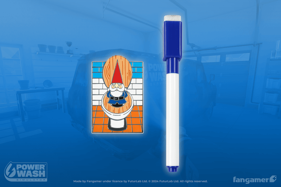 Washroom Whiteboard Pin - PowerWash Simulator