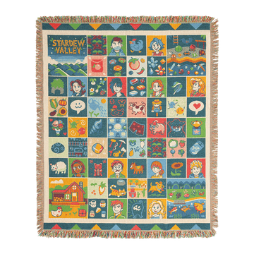 Farmhouse Patchwork Throw Blanket