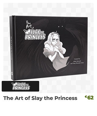 The Art of Slay the Princess in back in stock at Fangamer.eu