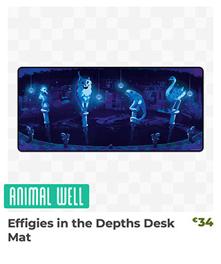 Effigies in the Depths Desk Mat is back in stockat Fangamer.eu