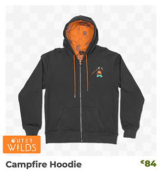 Campfire Hoodie is back in stock at Fangamer.eu