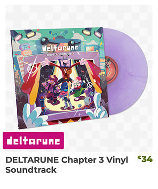 DELTARUNE Chapter 3 Vinyl Soundtrack is back in stock at Fangamer.eu