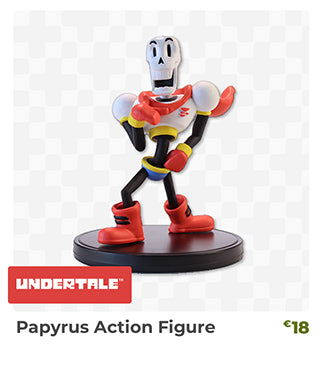 Papyrus Action Figure is back in stock at fangamer.eu
