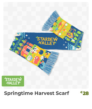 Springtime Harvest Scarf is back in stock at fangamer.eu