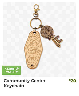 Community Center Keychain is back in stock at fangamer.eu