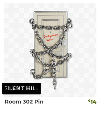 Room 302 Pin is back in stock at fangamer.eu