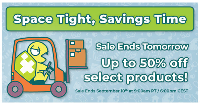 Space Tight Savings Time sale ends September 10 at 6PM CEST