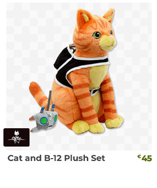 Cat and B-12 Plush Set is back in stock at fangamer.eu
