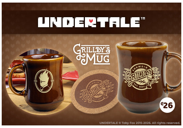 UNDERTALE Grillby's Mug now available at fangamer.eu