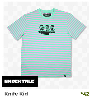Knife Kid is back in stock at fangamer.eu