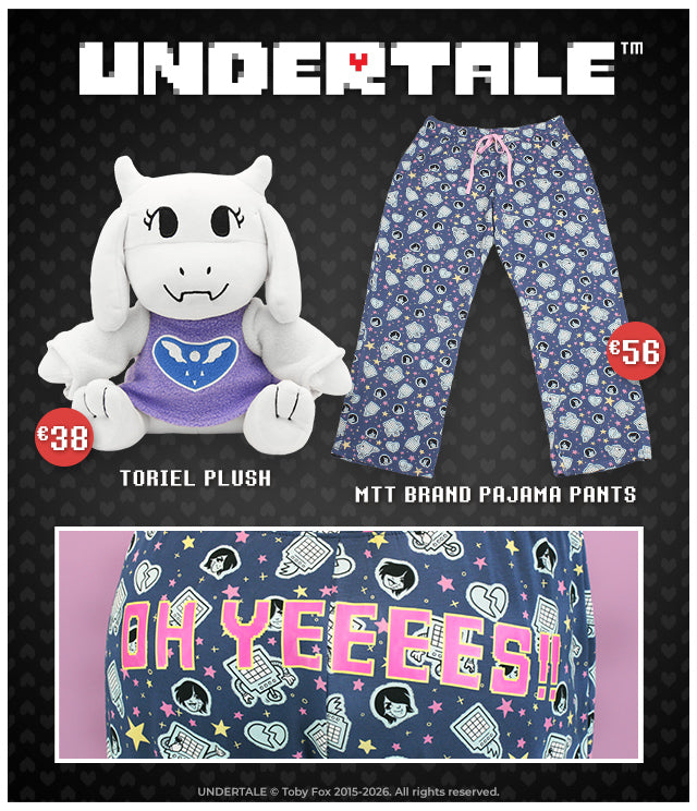 New UNDERTALE merch available now at Fangamer.eu