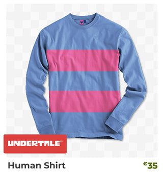 Human Shirt is back in stock at fangamer.eu