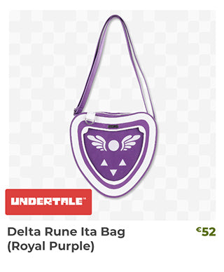 Delta Rune Ita Bag (Royal Purple) is back in stock at Fangamer.eu