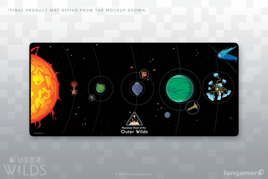Planetary Chart Desk Mat - Outer Wilds
