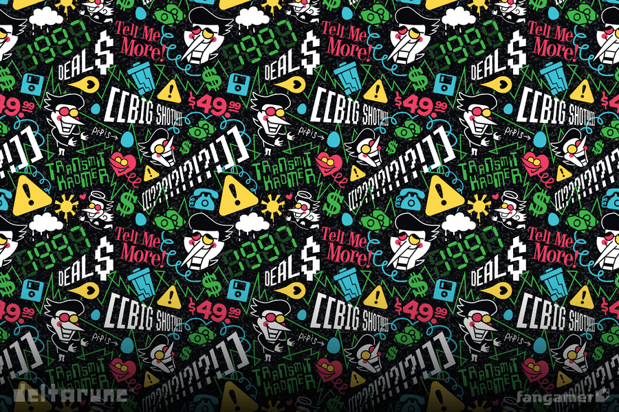 Spamton Button Up Shirt - DELTARUNE