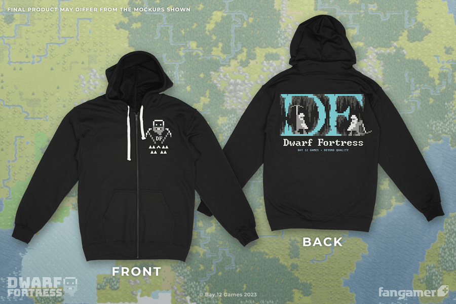Menacingly Spiked Hoodie - Dwarf Fortress
